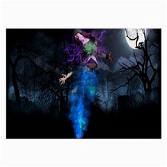 Magical Fantasy Wild Darkness Mist Large Glasses Cloth by BangZart