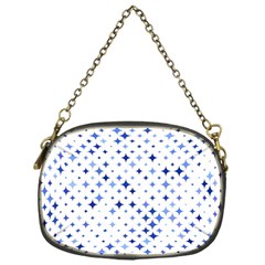 Star Curved Background Blue Chain Purses (one Side)  by BangZart