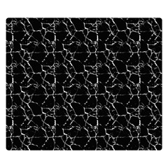 Black And White Textured Pattern Double Sided Flano Blanket (small)  by dflcprints