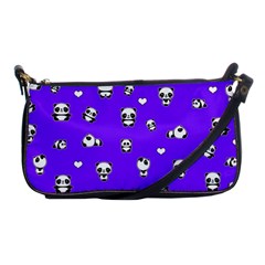 Panda Pattern Shoulder Clutch Bags by Valentinaart