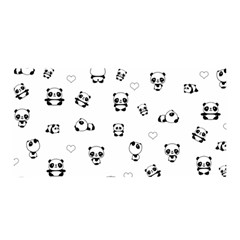 Panda Pattern Satin Wrap by Valentinaart