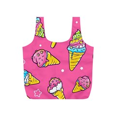 Summer Ice Creams Flavors Pattern Full Print Recycle Bags (s)  by Bigfootshirtshop
