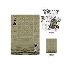 Shooting Stars Over The Sea Of Calm Playing Cards 54 (mini)  by pepitasart