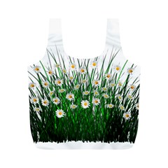 Spring Flowers Grass Meadow Plant Full Print Recycle Bags (m)  by Celenk