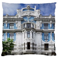 Squad Latvia Architecture Large Flano Cushion Case (two Sides) by Celenk
