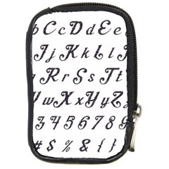 Font Lettering Alphabet Writing Compact Camera Cases by Celenk