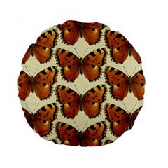 Butterfly Butterflies Insects Standard 15  Premium Round Cushions by Celenk