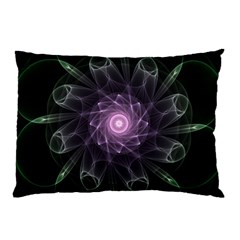 Mandala Fractal Light Light Fractal Pillow Case (two Sides) by Celenk