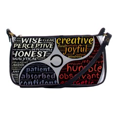 Person Character Characteristics Shoulder Clutch Bags by Celenk