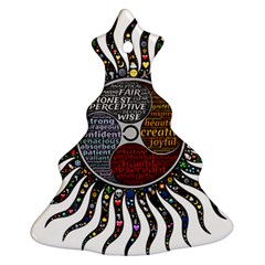 Whole Complete Human Qualities Ornament (christmas Tree)  by Celenk