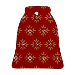 Pattern Background Holiday Ornament (bell) by Celenk