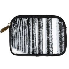 Row Trees Nature Birch Digital Camera Cases by Celenk