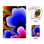 Fractal Background Pattern Color Playing Card
