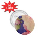 Fabric Textile Abstract Pattern 1.75  Buttons (10 pack)