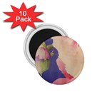 Fabric Textile Abstract Pattern 1.75  Magnets (10 pack) 