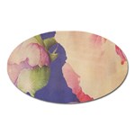 Fabric Textile Abstract Pattern Oval Magnet