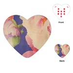 Fabric Textile Abstract Pattern Playing Cards (Heart) 