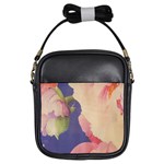 Fabric Textile Abstract Pattern Girls Sling Bags