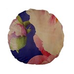Fabric Textile Abstract Pattern Standard 15  Premium Round Cushions