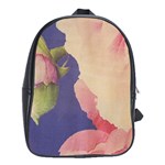 Fabric Textile Abstract Pattern School Bag (XL)