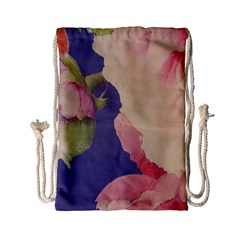 Fabric Textile Abstract Pattern Drawstring Bag (small) by Celenk