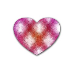 Background Texture Pattern 3d Rubber Coaster (heart)  by Celenk