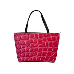 Textile Texture Spotted Fabric Shoulder Handbags by Celenk