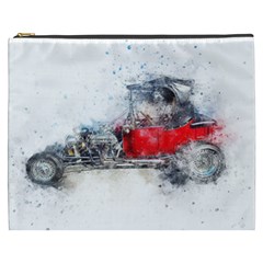 Car Old Car Art Abstract Cosmetic Bag (xxxl)  by Celenk