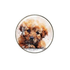 Dog Puppy Animal Art Abstract Hat Clip Ball Marker by Celenk