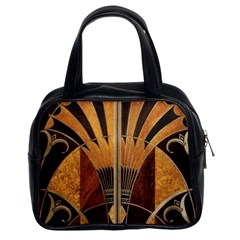 Art Deco Gold Classic Handbags (2 Sides) by NouveauDesign