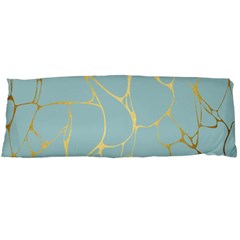 Mint,gold,marble,pattern Body Pillow Case (dakimakura) by NouveauDesign