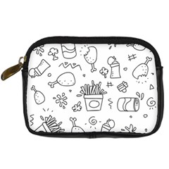 Set Chalk Out Scribble Collection Digital Camera Cases by Celenk