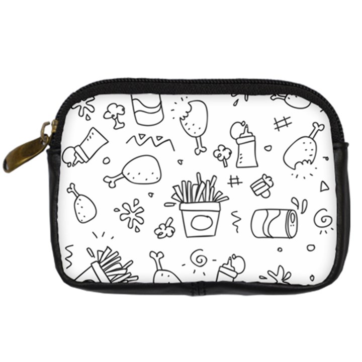Set Chalk Out Scribble Collection Digital Camera Cases