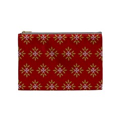 Pattern Background Holiday Cosmetic Bag (medium)  by Celenk