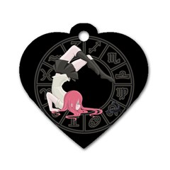 Scorpio Girl Dog Tag Heart (two Sides) by Valentinaart