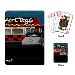 Hot Dogs And A Juke Box s Playing Cards Single Design