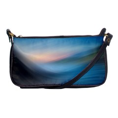 Wave Background Pattern Abstract Lines Light Shoulder Clutch Bags by Celenk