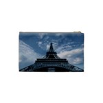 Eiffel Tower France Landmark Cosmetic Bag (Small)  Back