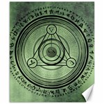 Rune Geometry Sacred Mystic Canvas 8  x 10 