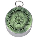 Rune Geometry Sacred Mystic Silver Compasses