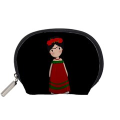 Frida Kahlo Doll Accessory Pouches (small)  by Valentinaart