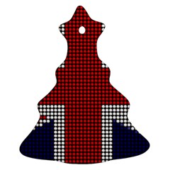 Union Jack Flag British Flag Ornament (christmas Tree)  by Celenk