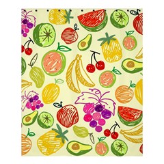 Cute Fruits Pattern Shower Curtain 60  X 72  (medium)  by paulaoliveiradesign