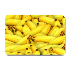 Yellow Banana Fruit Vegetarian Natural Small Doormat  by Celenk