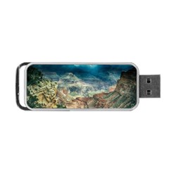 Canyon Mountain Landscape Nature Portable Usb Flash (one Side) by Celenk