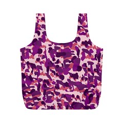Pink Camo Full Print Recycle Bags (m)  by snowwhitegirl