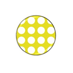 Big Dot Yellow Hat Clip Ball Marker (10 Pack) by snowwhitegirl