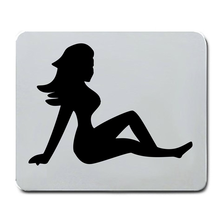 Girls Of Fitness Large Mousepads