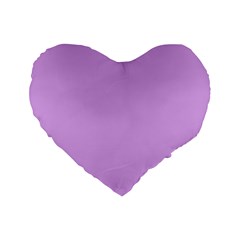 Purple Whim Standard 16  Premium Flano Heart Shape Cushions by snowwhitegirl