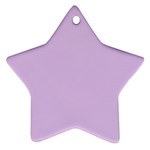Lilac Morning Star Ornament (Two Sides)
